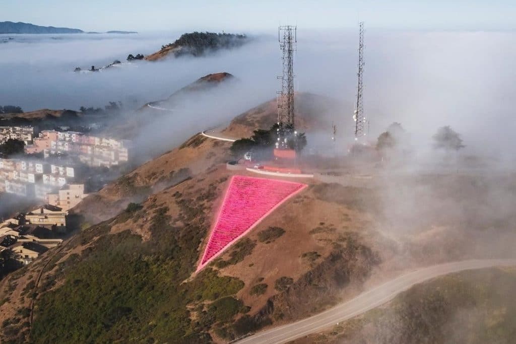 Pink Triangle at Twin Peaks in San Francisco