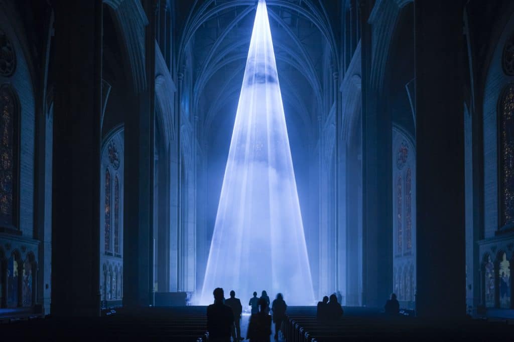 This Otherworldly Immersive Light Installation Is Coming Back To Grace Cathedral
