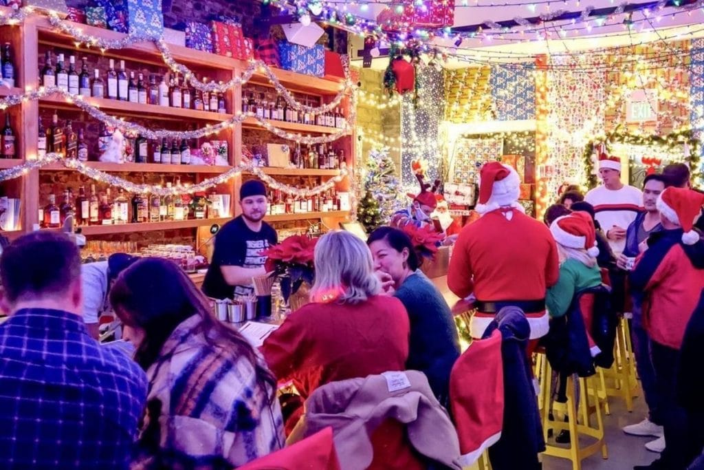 This Glittering Holiday Pop-Up Bar Is At The Top Of Our Wishlist