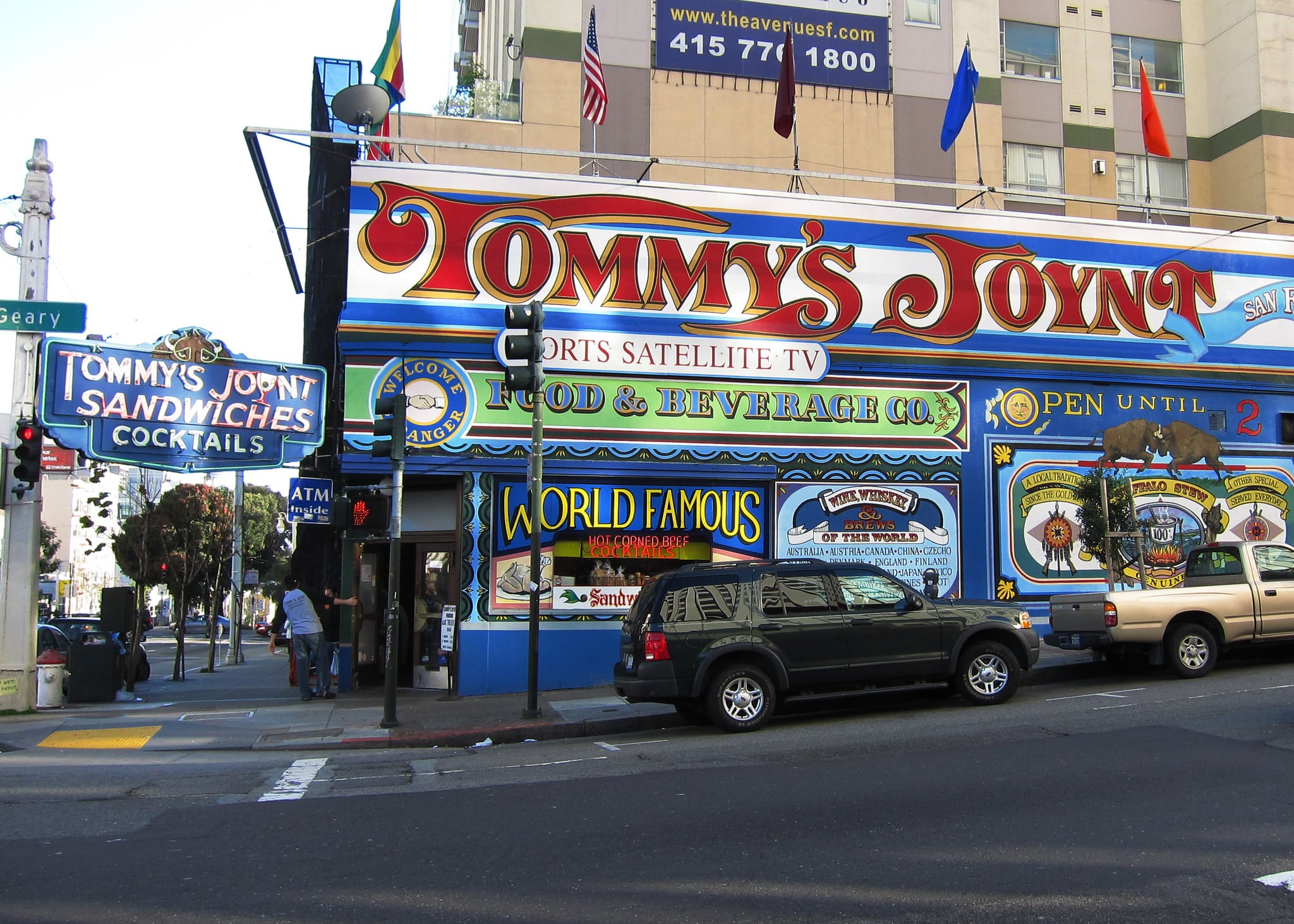 Exterior of Tommy's Joynt restaurant in San Francisco.