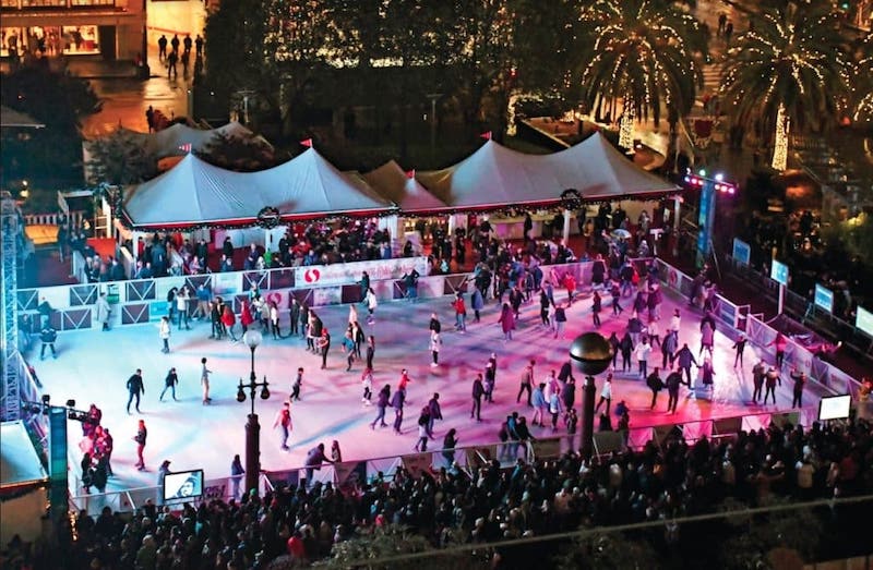 ice rink at union sqaure