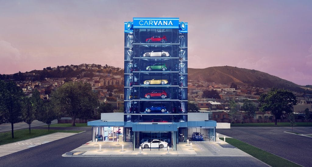Carvana Has Installed A Massive 8-Story Car Vending Machine In Daly City