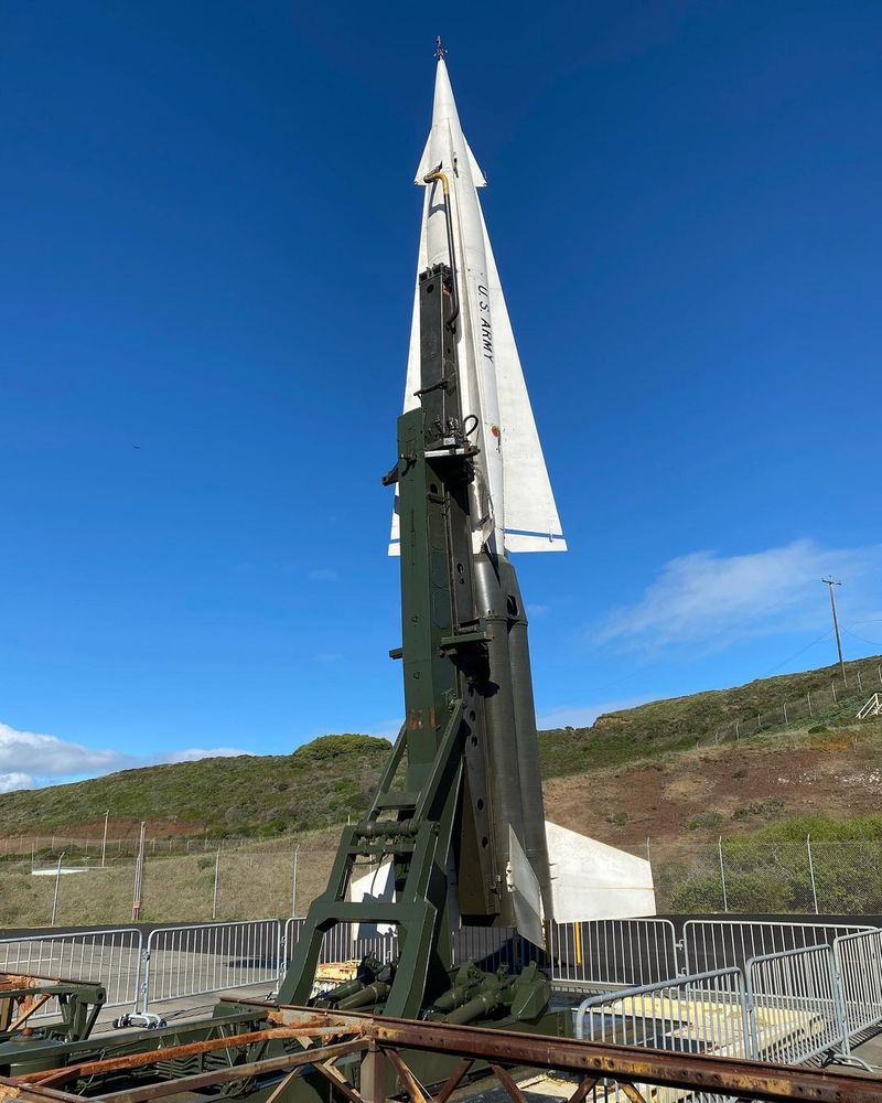 Nike Missle in launch position