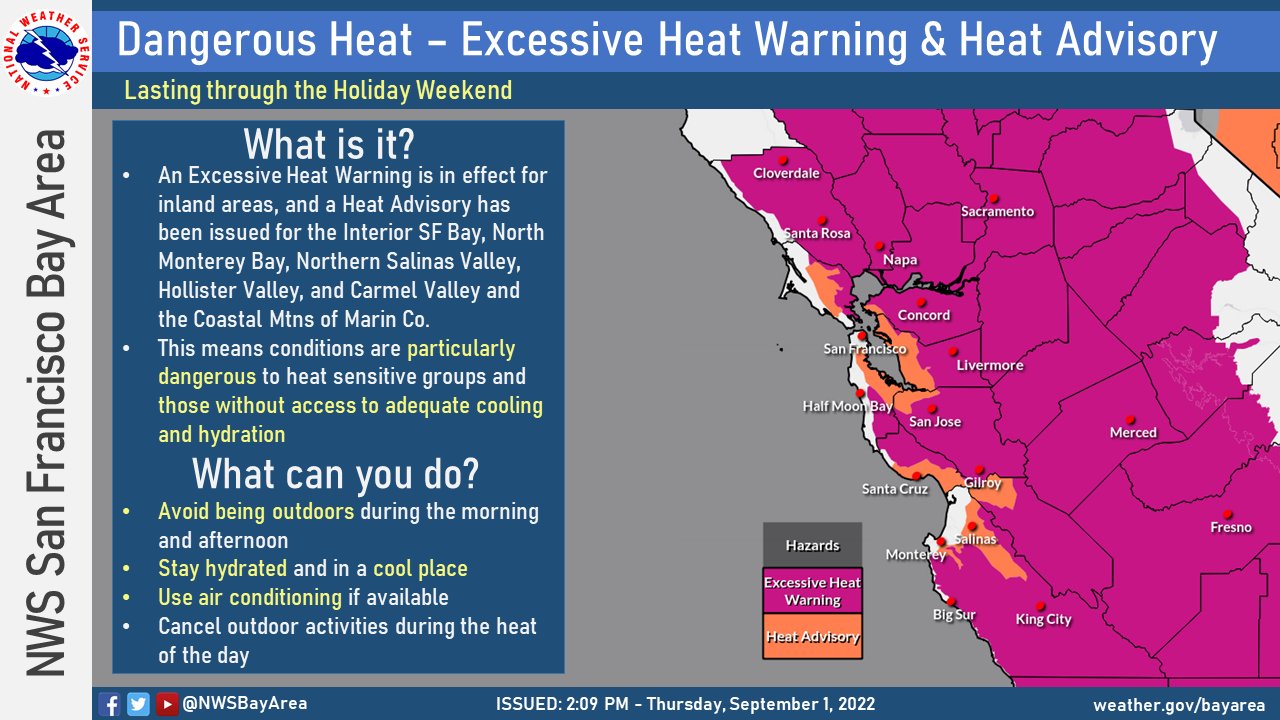 Bay Area Heat Wave To Hit TripleDigit Temps This Weekend Secret San