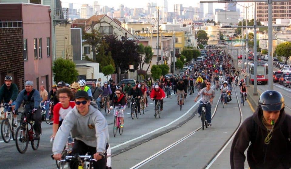 Join This Free SF Bike Ride To Celebrate 30 Years Of Critical Mass On September 30th