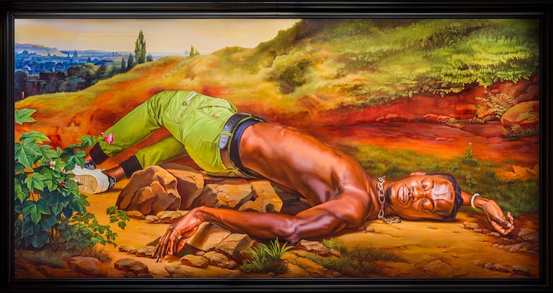 Painting by Kehinde Wiley