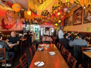 Chinese inspired interiors at Mission Chinese Food in San Francisco 