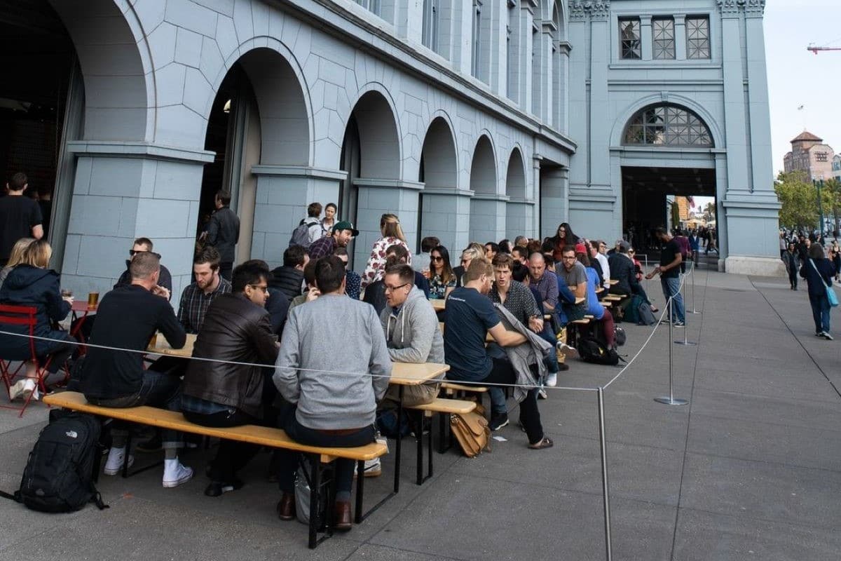 Sip On $5 Pints At The Ferry Building's Outdoor Movie Nights