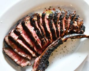 Cuts of steak from Mastro’s Steakhouse in SF