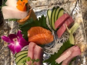 Sushi selection from Akiko's Sushi Bar in San Francisco