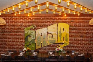 'Casa' installation, lighting and seating at SF's beloved Mexican restaurant, Don Pistos